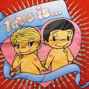 Love Is Pajama Set 1X